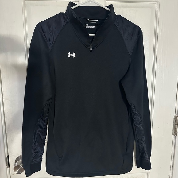 Under Armour Tops - Women’s Under Armour Black Quarter-Zip Top sz M